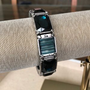 Lia Sophia Blue Gem Bracelet